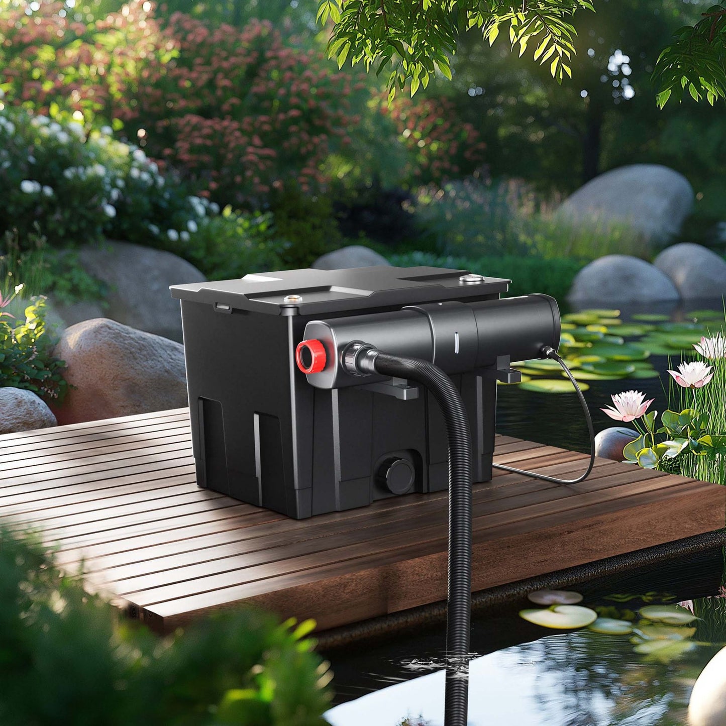 SUNSUN CBF-350 Bővíthető tószűrő 12 m³