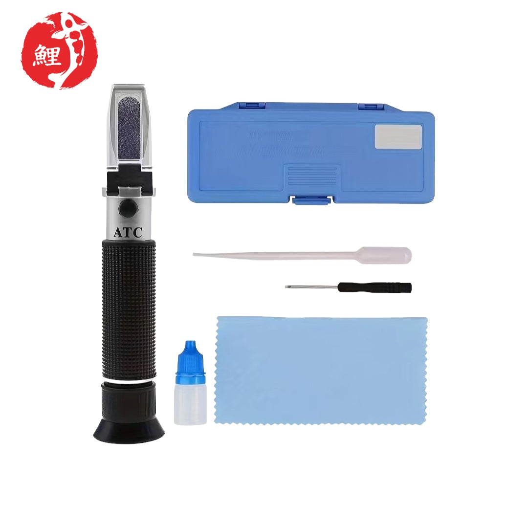 Kézi ATC sótartalom- és sűrűségmérő refraktométer (0–100 ‰)